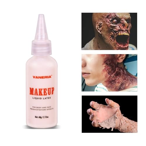 Halloween Vampire Makeup SFX Kit with Liquid Latex & Fake Blood