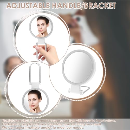 30X Magnifying Mirror with Light 360¡Æ Rotating Lighted Makeup 3 Lighting Modes Lighted Magnified Mirror 1000mAh Rechargeable Magnified Makeup for Women Girls