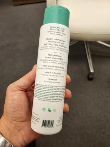 Reviv3 ProCare Hair Repair Mask with Keratin - Deep Moisturizing Vegan 12oz