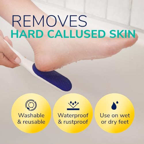 Dr. Scholl's Nano Glass Foot File - Callus Remover & Exfoliator