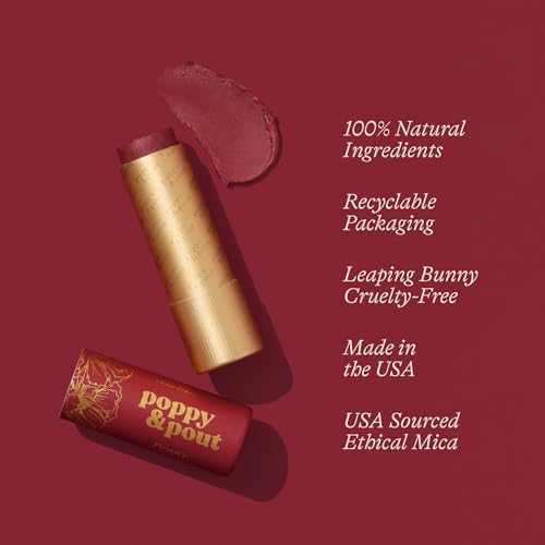 Poppy & Pout Penny Lip Tint | All Natural, Beeswax & Vitamin E