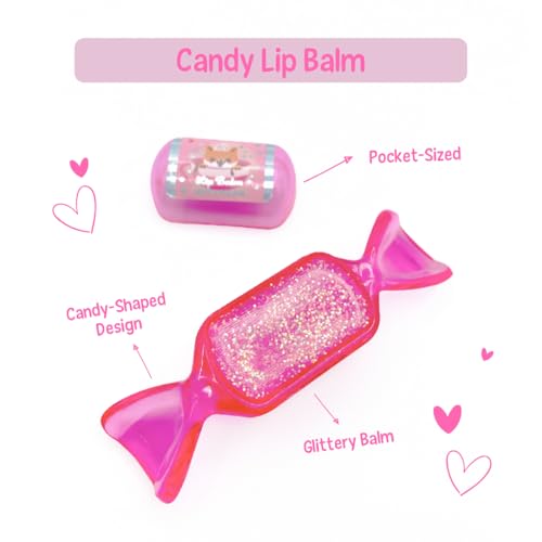 Hot Focus Kawaii Bears Flavored Lip Gloss Set for Kids