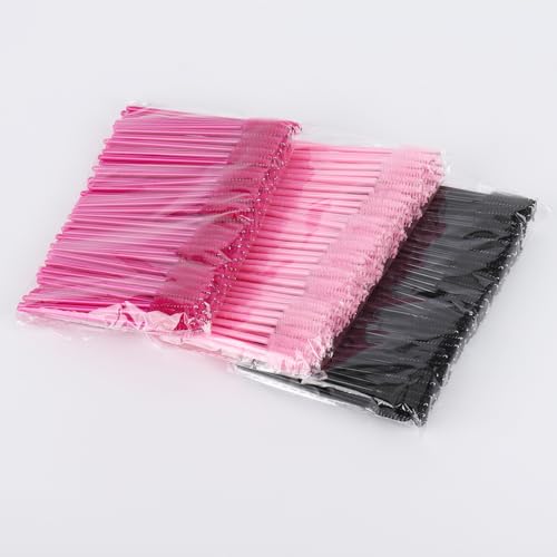 300 Disposable Mascara Wands Eyelash Brush Spoolies Kit