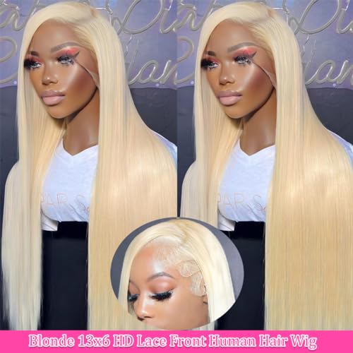 LETMIEO 613 Blonde 13x6 Lace Front Wig Human Hair 30"