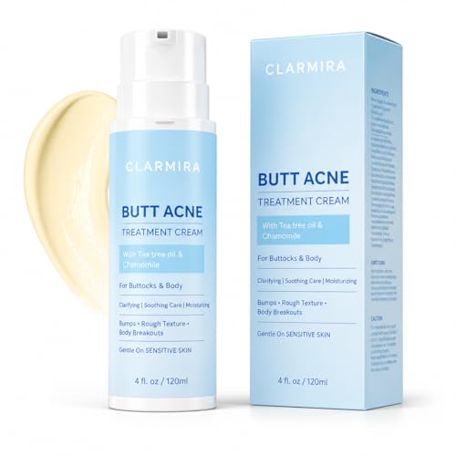 Body Acne Cream with 2% Salicylic Acid, Tea Tree Oil & Chamomile