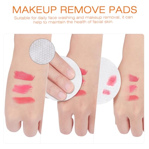 CALLARON 600Pcs Pearl Makeup Remover Cotton Pads - Exfoliating Cleansing Wipes