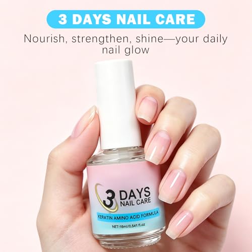 Keratin Amino Acid Nail Care Oil & Conditioner for Weak Dry Nails
