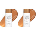 Pacifica Sunny Glow Liquid Face Bronzer Drops - Face Makeup Bronzing,Cheeks for Instant Sun-Kissed Glow,VitaminC,Glycolic Acid Infused Liquid Bronzer,Illuminating,Highlighting Clean (Pack of 2)