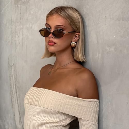 Retro Oval Sunglasses for Women | Vintage 90s Y2K