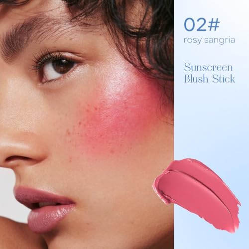 SPF 50 Blush Stick for Lips & Cheeks - Multi-Color Balm