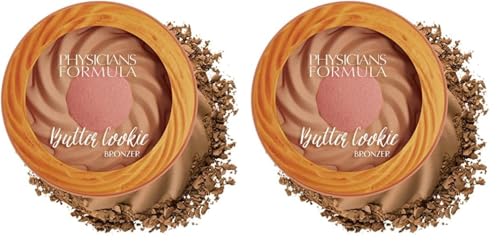 Physicians Formula Murumuru Butter Bronzer Face Makeup, Cheat Day Donut, Sugar (Pack of 2)