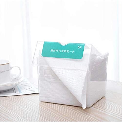 XICHEN 100 pcs Disposable Towel for Washing Face Cotton Pads Cosmetic Cotton 50pcs/ Box of Add 50 Replacement Refill Can be Wet and Dry