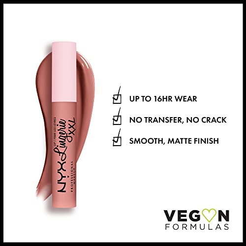 NYX Lip Lingerie XXL Matte Liquid Lipstick Undress'd Pink Nude
