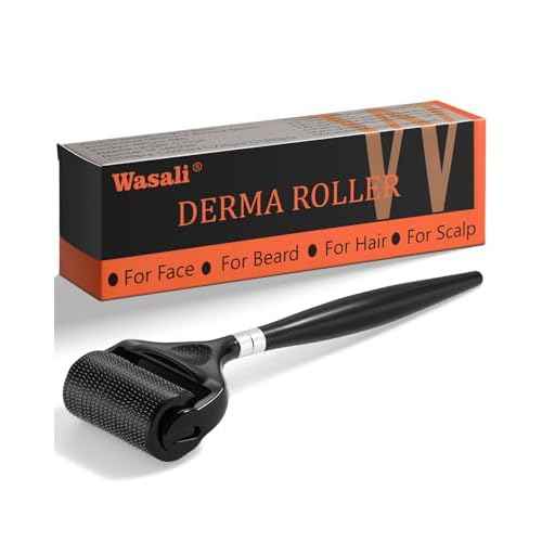Titanium Derma Roller For Face Hair Beard£¬Beard Microneedle Roller For Men With Storage Case£¬Scalp Derma Roller For Women£¬Personal Use Microneedling Roller Microdermabrasion Beauty Instrument