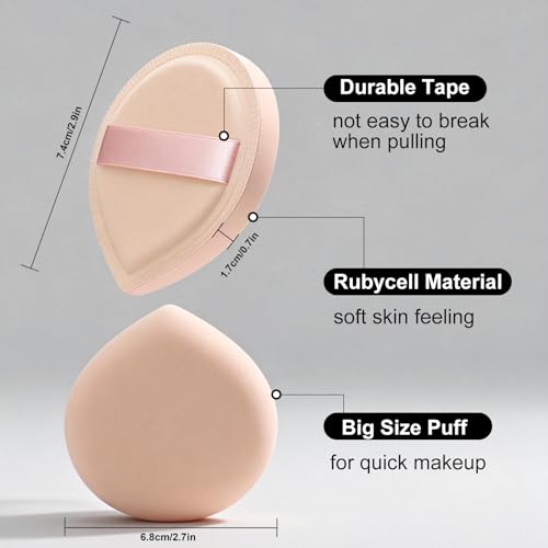 Flat Foundation Brush & Makeup Sponge Set
