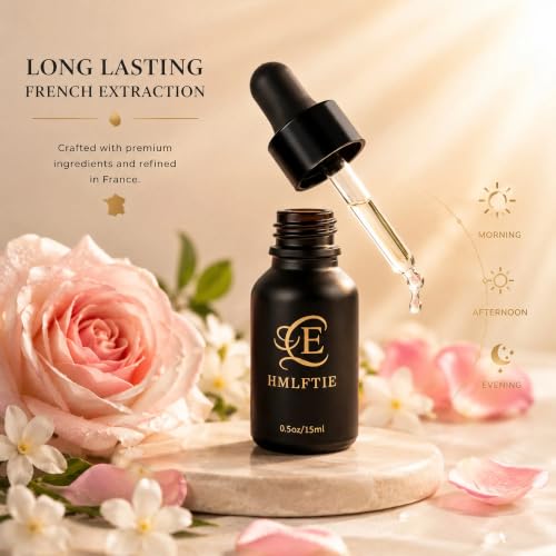 Women’s Pheromone Perfume Oil with Rose & Jasmine - Long Lasting 0.5 oz