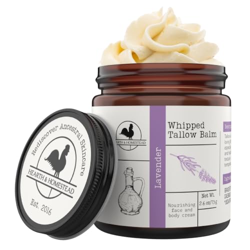 Hearth & Homestead Lavender Beef Tallow for Skin & Face 2.6oz