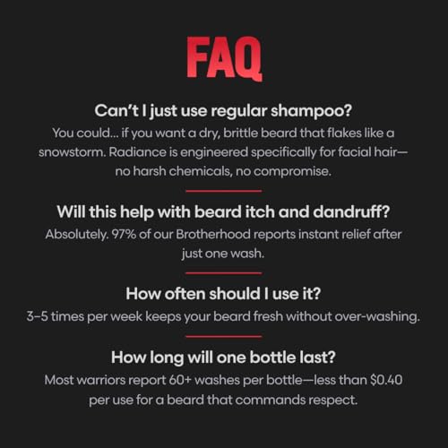 The Beard Struggle Eddie Hall Beast Line Beard Wash ? Ragnarok Rising Signature Edition ? Deep Cleansing Beard Shampoo for Men ? Hydrates & Strengthens with Legendary Scent - 8 fl oz