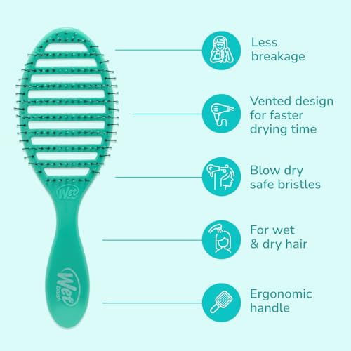 Wet Brush Speed Dry Hair Brush - Vented, Heat-Resistant Bristles