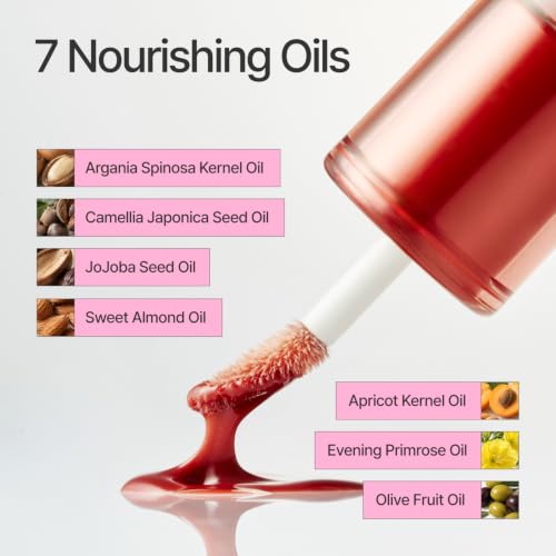 fwee 3D Voluming Lip Gloss - Dirty Cola 70% Pigment, High Shine, Long-Lasting Moisturizing Gel, 5.3g