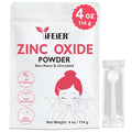 Zinc Oxide Powder | 4oz (114g) 100% Pure Non Nano Uncoted Zinc Oxide Powder for Skin Protection | Cosmetics Grade Ideal for DIY Sunscreen, Lotion, Deodorant, and Skincare