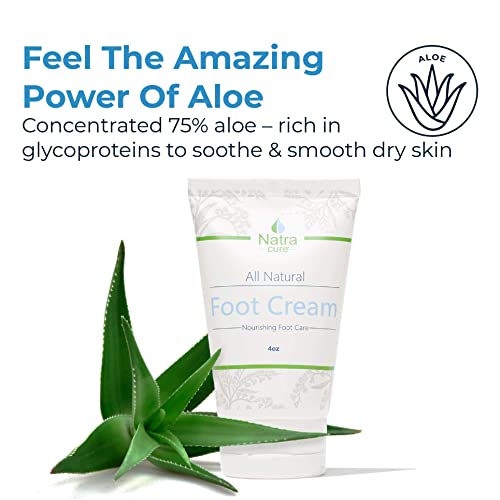 NatraCure Moisturizing Gel Gloves and Socks Gift Set (Color: Lavender) with NatraCure Foot Cream and Lotion Bundle