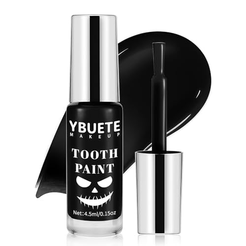 Professional Black Tooth Paint for Halloween Makeup & Cosplay