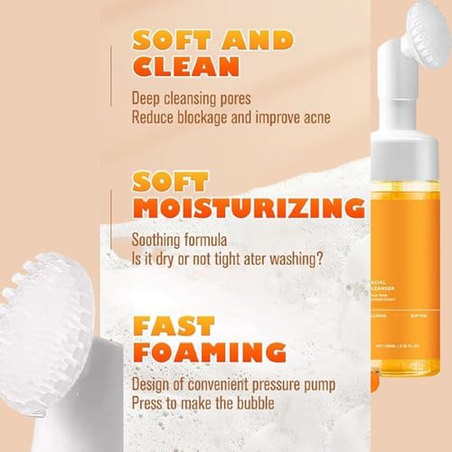 2 Pcs Turmeric Face Wash,Cleansing Glow Recipe Face Wash For All Skin.