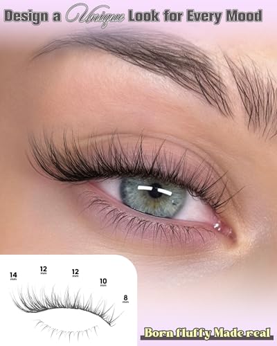 Fluffy Lash Clusters Kit 8-14MM with Bond & Seal
