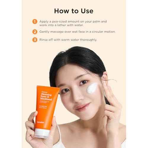 Hanskin Pore Cleansing Foam, Bha Cleanser, Gentle Exfoliating Face Wash and Makeup Remover, Korean Deep Pore Sebum Cleansing for Hydrated and Smooth Skin 4.06 (fl oz)