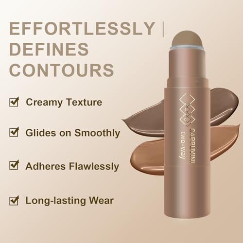 Cool Grey Contour Stick with Built-in Sponge | Fair Skin