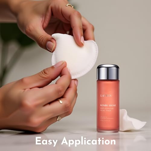 Lavien Deep Hydration Facial Toner - Kombu Biome Triple Hydration and Nourishment - Brightening and Wrinkle Improvement - 5.97 Fl Oz. (150ml) Bottle