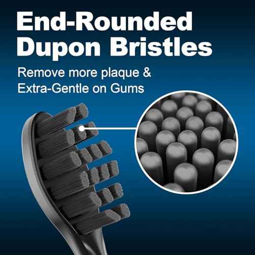 Replacement Toothbrush Heads 10 Pack Compatible with Gleem Electric Toothbrush, 5Black+ 5White