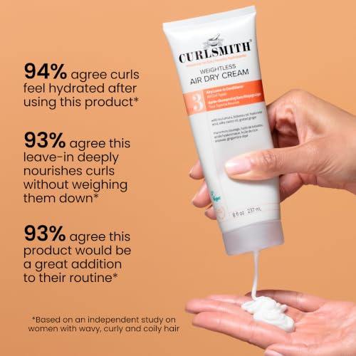 CURLSMITH Weightless Air Dry Cream - Hydrating Leave-In Conditioner
