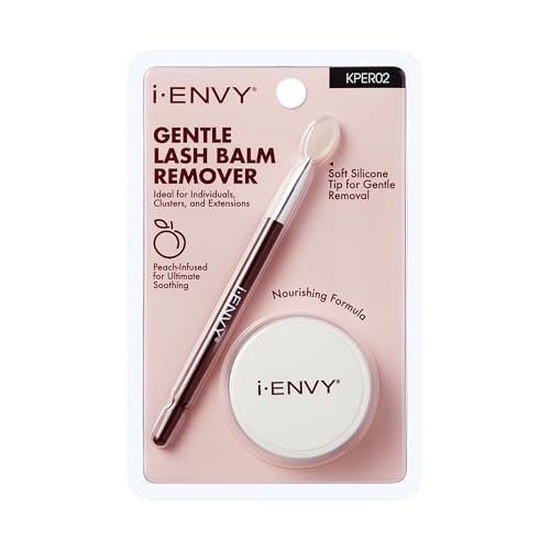 i-ENVY Gentle Lash Remover Balm – Peach-Infused Cleanser for Extensions & Clusters