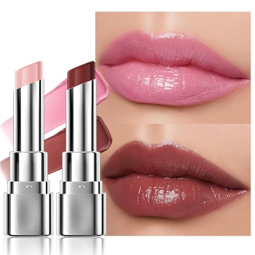 Tinted Lip Balm Duo - Moisturizing Sheer Hydrating Lip Color Set