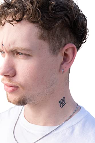 Temporary Tattoos 10-Piece Set | Hip Hop Water Transfer Face Tattoos