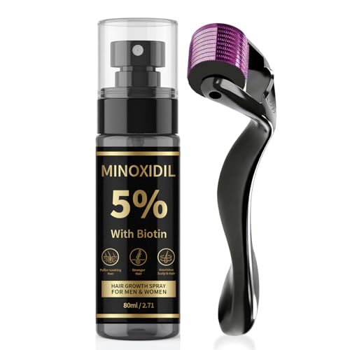 5% Minoxidil Hair Growth Spray with Biotin & Rosemary - 3.38 Fl Oz