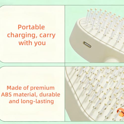 Electric Spray Massage Comb with Red Light Therapy