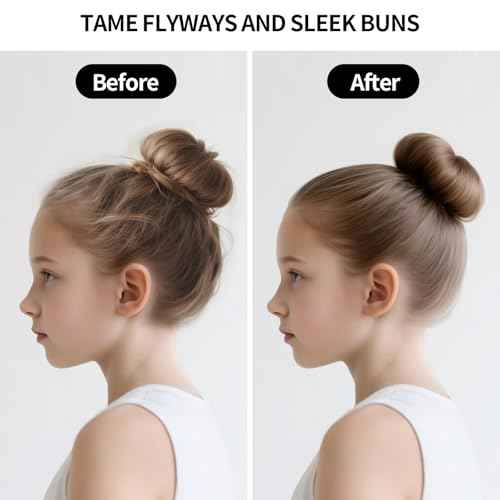 3PCS Hair Wax Stick, Flexible Hold Slick Back Hair Pomade/Balm for Tame Flyaways, Frizz, Sleek Ponytail, Bun, Styling Accessory Cream/Gel for Girls, Kids