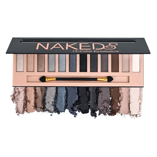 BOLOPER 12-Color Smoky Eyeshadow Palette - Matte & Shimmer