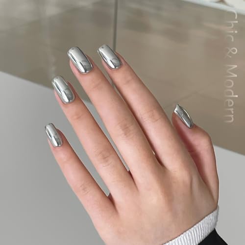 Chrome Powder Top Coat Gel, 16ml UV Gel No Wipe Clear