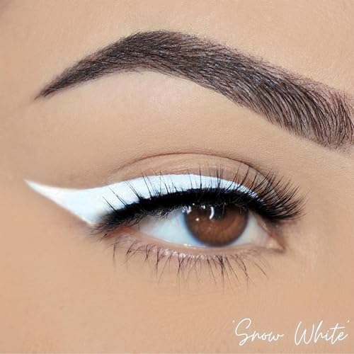 L.A. COLORS Mark & Line Felt Tip Eyeliner, Snow White (Pack of 2)