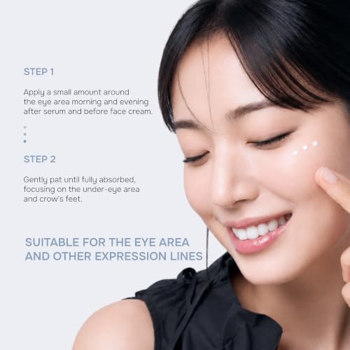 NUNA Camellia Tone Eye Cream - Hydrating Anti-Aging Formula, 0.51 fl oz