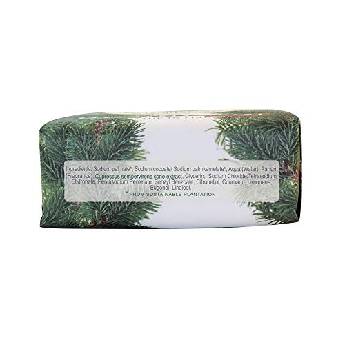Saponeria Nesti Firenze: Marsiglia Toscano"Pino Selvatico" Triple Milled Vegetal Soap, Wild Pine, 200g/7oz