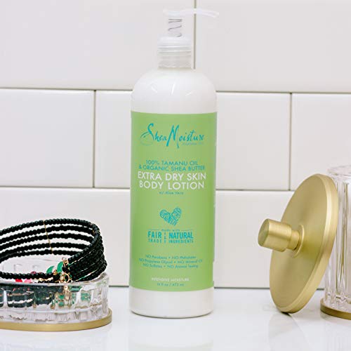 SheaMoisture Body Lotion 100% Tamanu Oil For Extra Dry Skin Body Lotion With Shea Butter 16oz