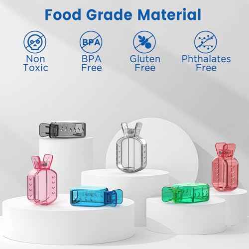 Toothbrush Covers Caps, Clip-On Toothbrush Protector for Household Travel, Brush Head Pod Case Fits Most Manual and Electric Toothbrushes, 6 Count