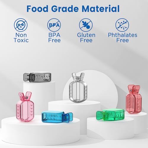 Frekare Transparent Clip-On Toothbrush Covers for Travel & Household