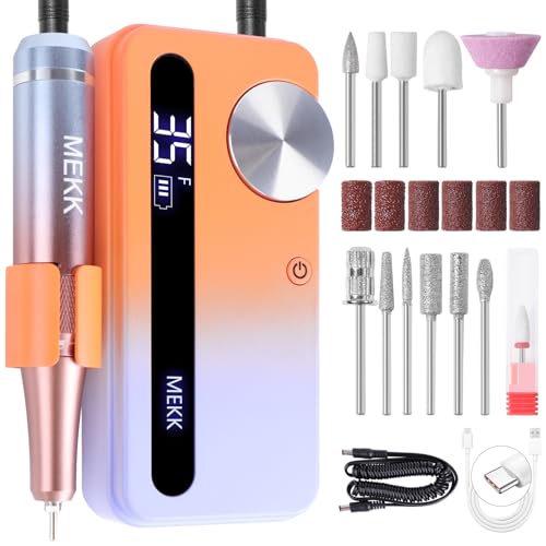 Professional Nail Drill E-File 35000RPM Cordless Rechargeable