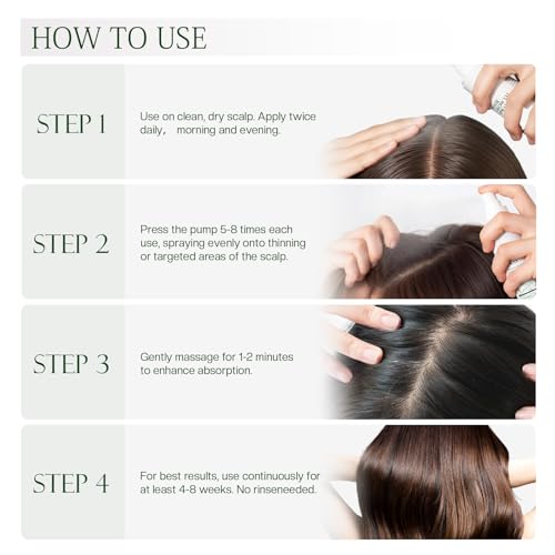Morovan Hair Growth Spray - Batana & Castor Oil, 2.7 fl oz